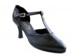 Dance shoes ladies black leather  van  